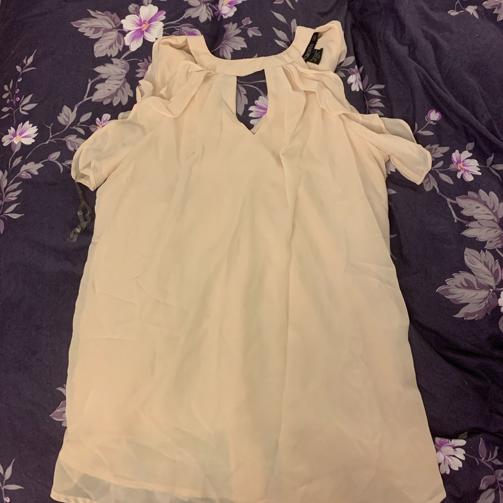 Pink Sleeveless Blouse